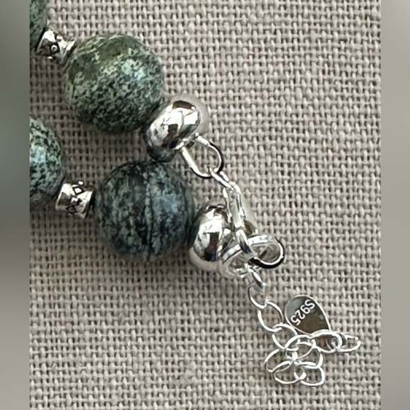 22 inch Kambaba Gemstone bead necklace NWOT - Picture 5 of 11